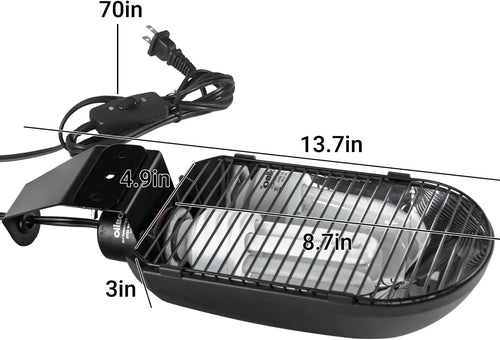 Bird Cage UVB Light Fixture Kit 20W UVA UVB Lamp for Aviary Health