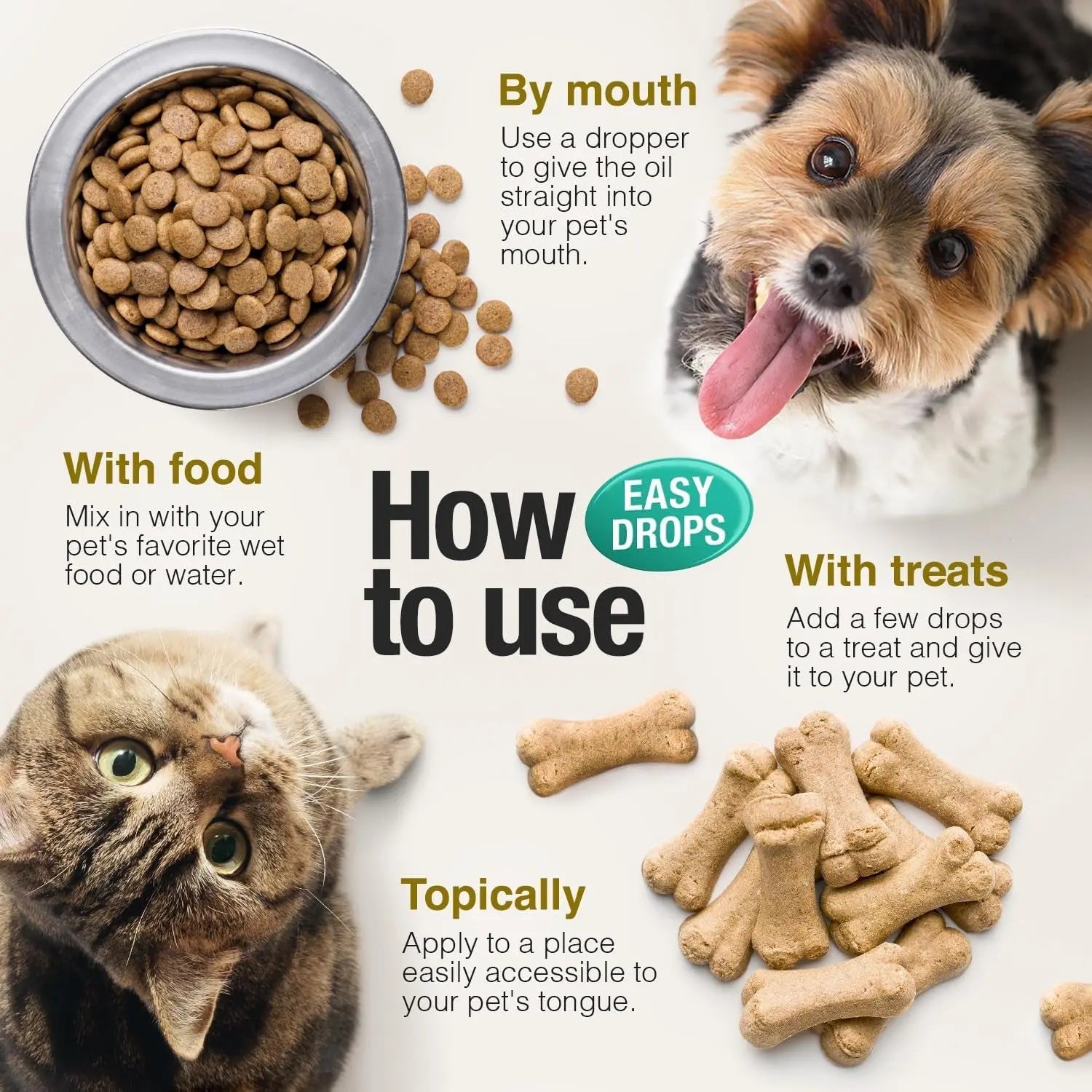 Charlie & Buddy Hemp Oil for Dogs & Cats, Calming & Joint Support