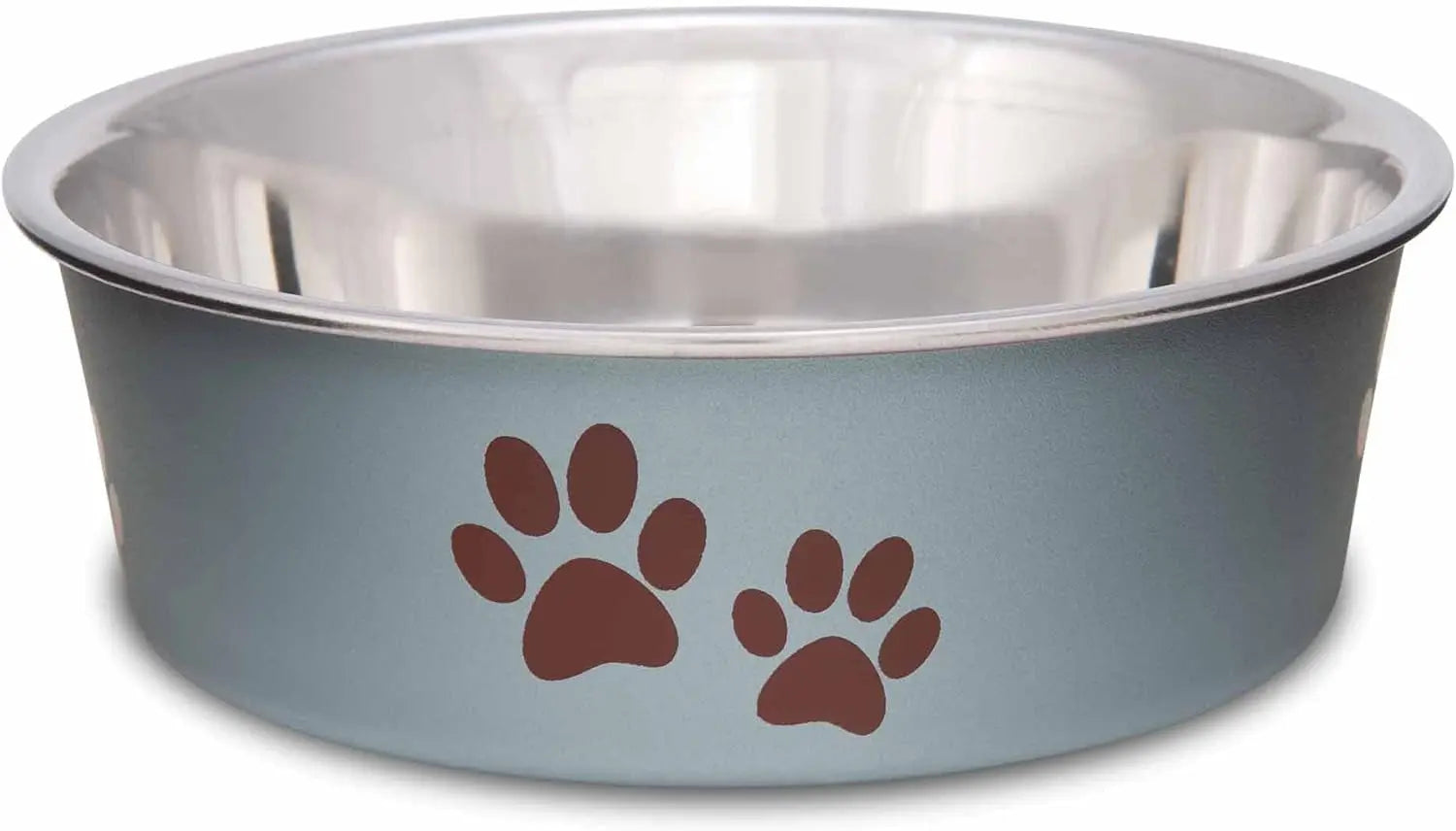Stainless Steel Dog & Cat Bowl | Spill-Resistant Feeding Bowl (various colors)